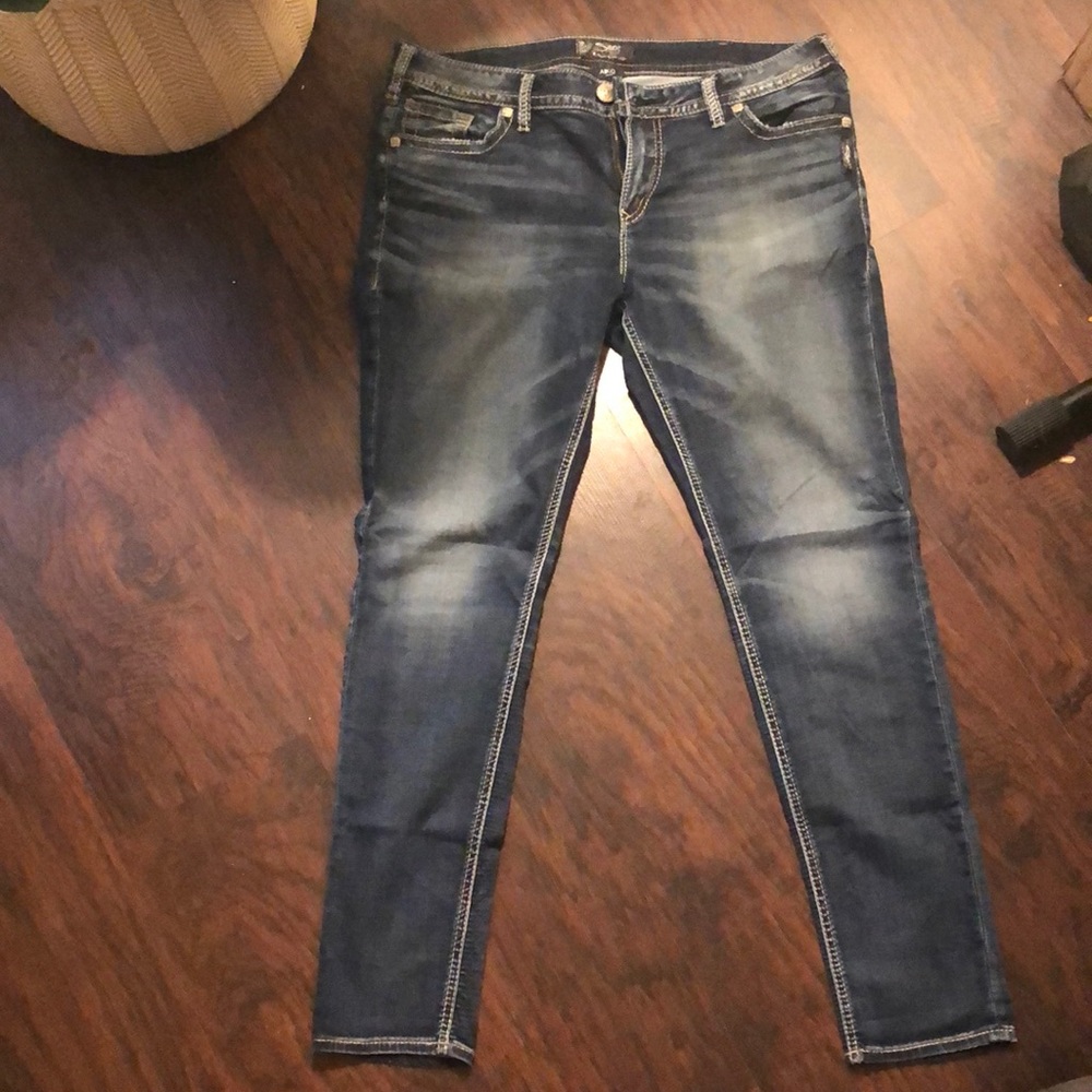 Silver Jeans, High Super Skinny, W34/L31